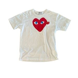 Comme des Garçons PLAY Heart Face Graphic